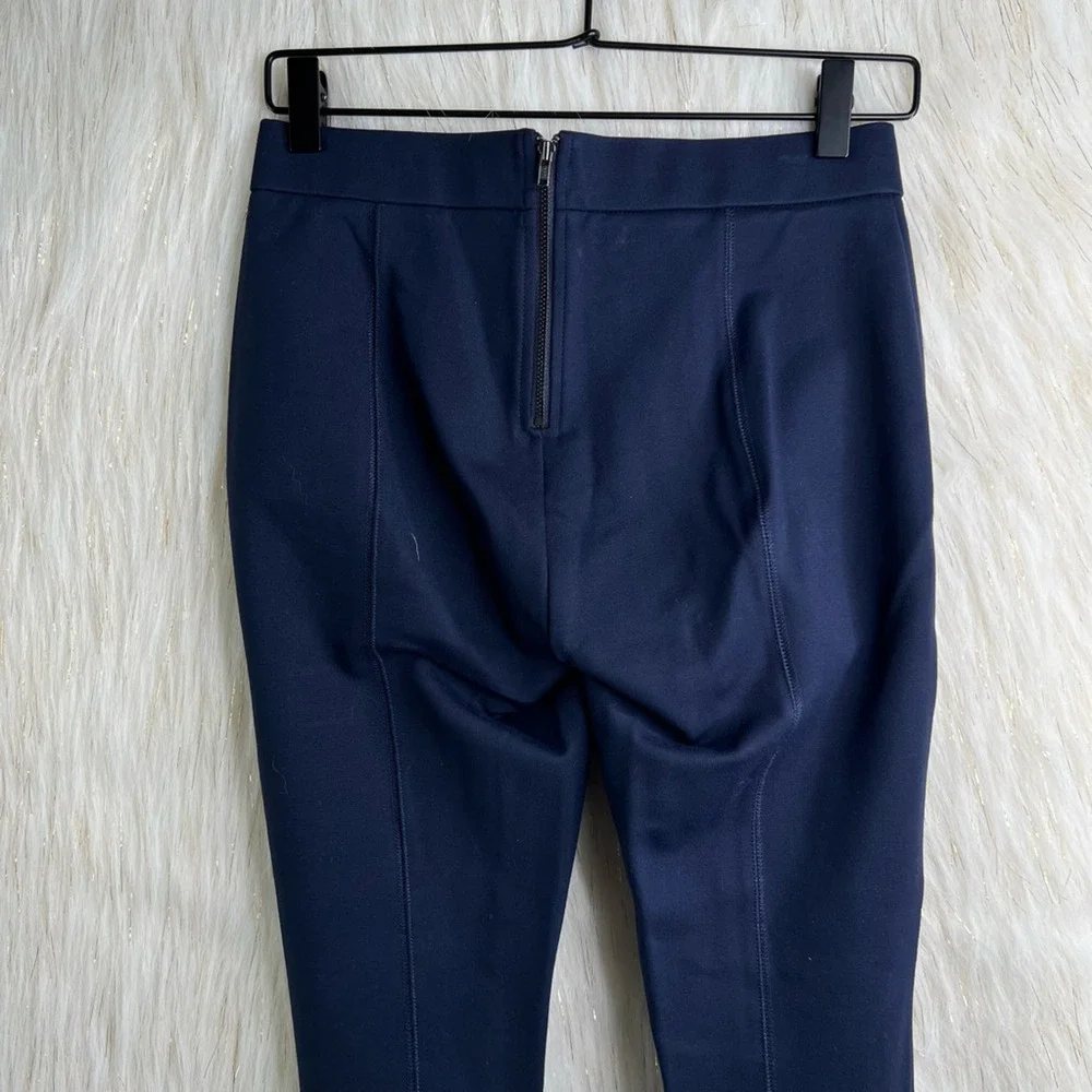 J.Crew Womens Pixie Cropped Skinny Pants Blue Low Rise Petites Medium PM New